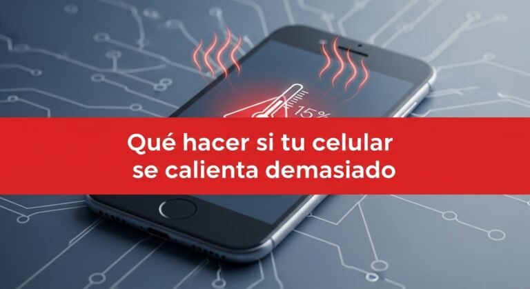 Qué hacer si tu celular se calienta demasiado: soluciones y prevención