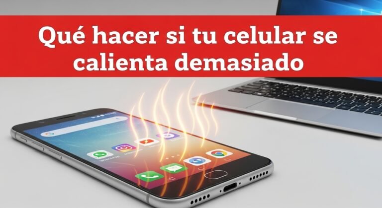 Qué hacer si tu celular se calienta demasiado